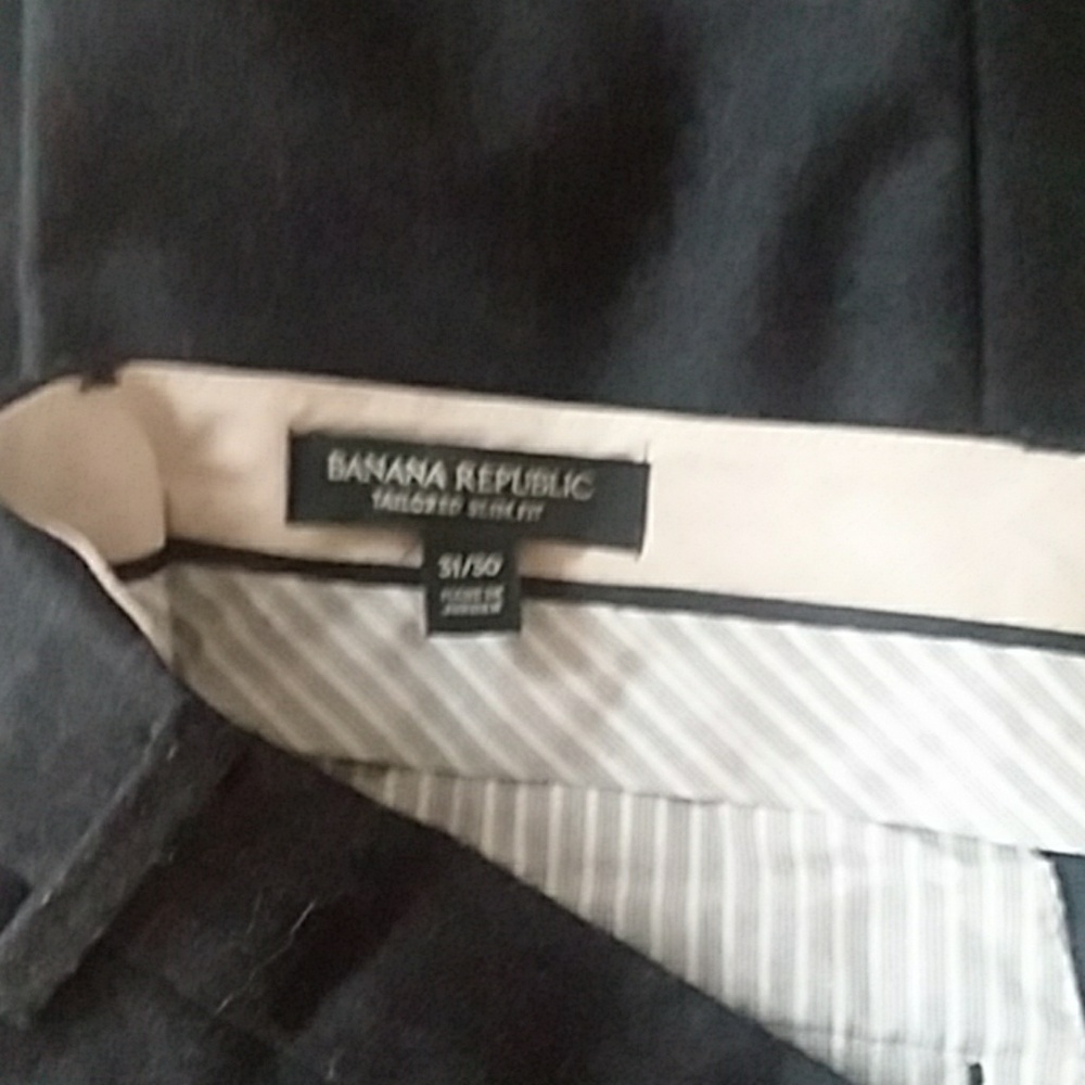 BR slim fit charcoal grey wool pants